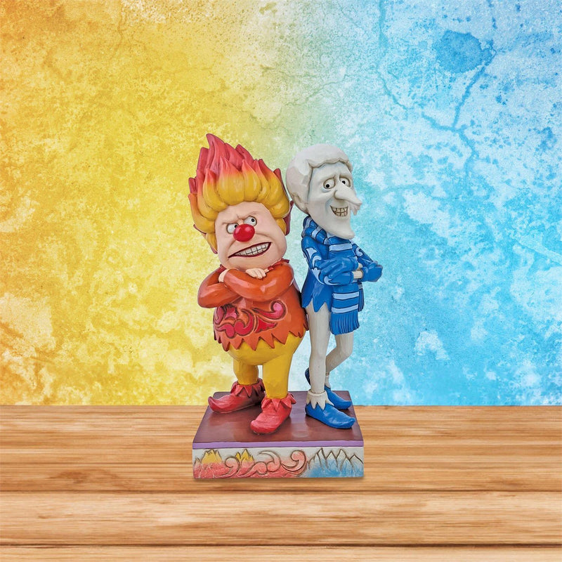 Heat Miser And Snow Miser Figurine - "Polar Opposites"