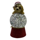 Lighted Lab Snowglobe