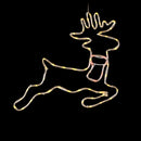 Glowing Flying Reindeer Light Display