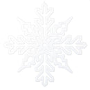 Glitter Snowflake 11 Inch Ornament -  Full Sparkle - Diecut - The Country Christmas Loft