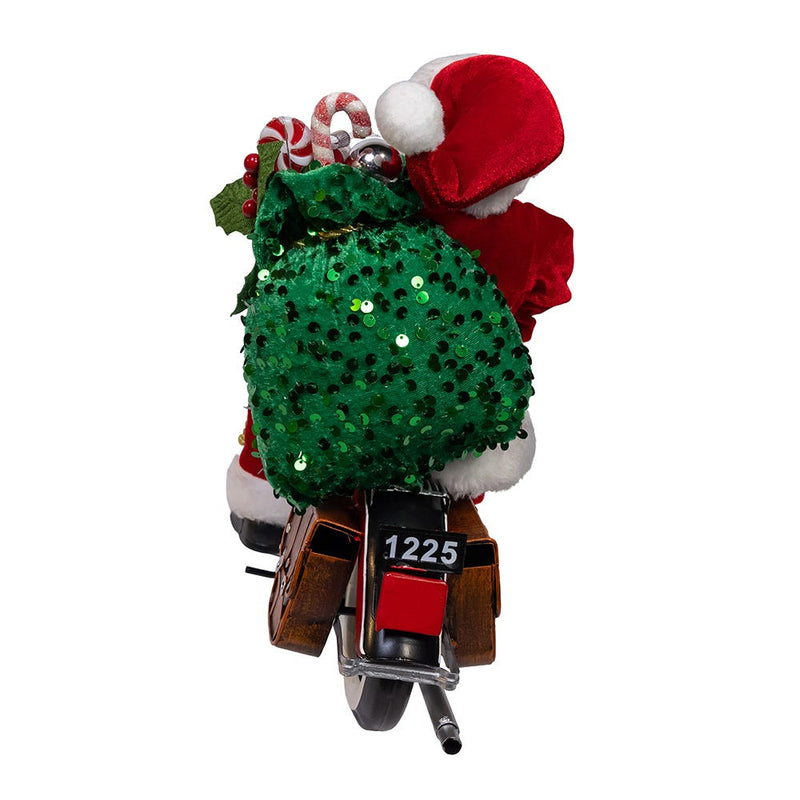 KSA Kringles Motorcycle Santa - 14 Inch