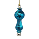 Shiny and Cute Egyptian Glass - Twisted Hourglass - Blue - Christmas >> Ornaments >> Egyptian Glass - by Egyptian Museum