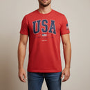 Hold Fast USA Strong Red T-Shirt - - Clothing >> T-Shirts - by Kerusso - view 8
