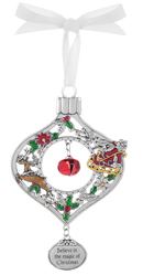 Jingle Bell Ornament - Believe In The Magic Of Christmas