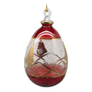 Crimson Heritage Teardrop Perfume Bottle Ornament