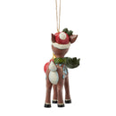 Rudolph with Oversized Ornament - Dated 2025