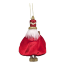 Hollywood 6 inch Wooden Nutcracker - Red Caped - Christmas >> Ornaments >> Nutcrackers - by Kurt Adler - view 2