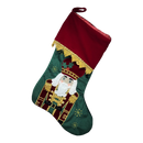 Embroidered Nutcracker Stocking - 18 inch -