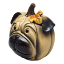 Autumn Pup Pumpkin - Pug Edition - Figurines - by Gerson