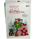 Wrap In A Hurry Pull String Gift Bag 6 piece Festive Assortment