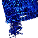 40 Feet Metallic Tinsel Garland - Blue
