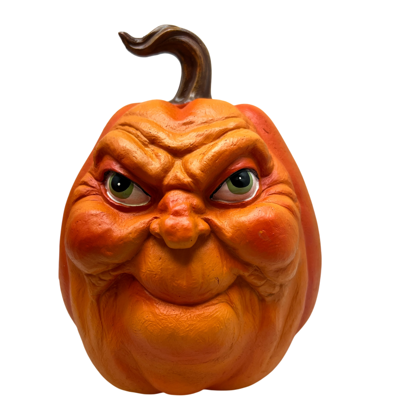 Grumpy Pumpkin Face