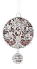 Tree of Life Ornament - Deeply Rooted in Faith