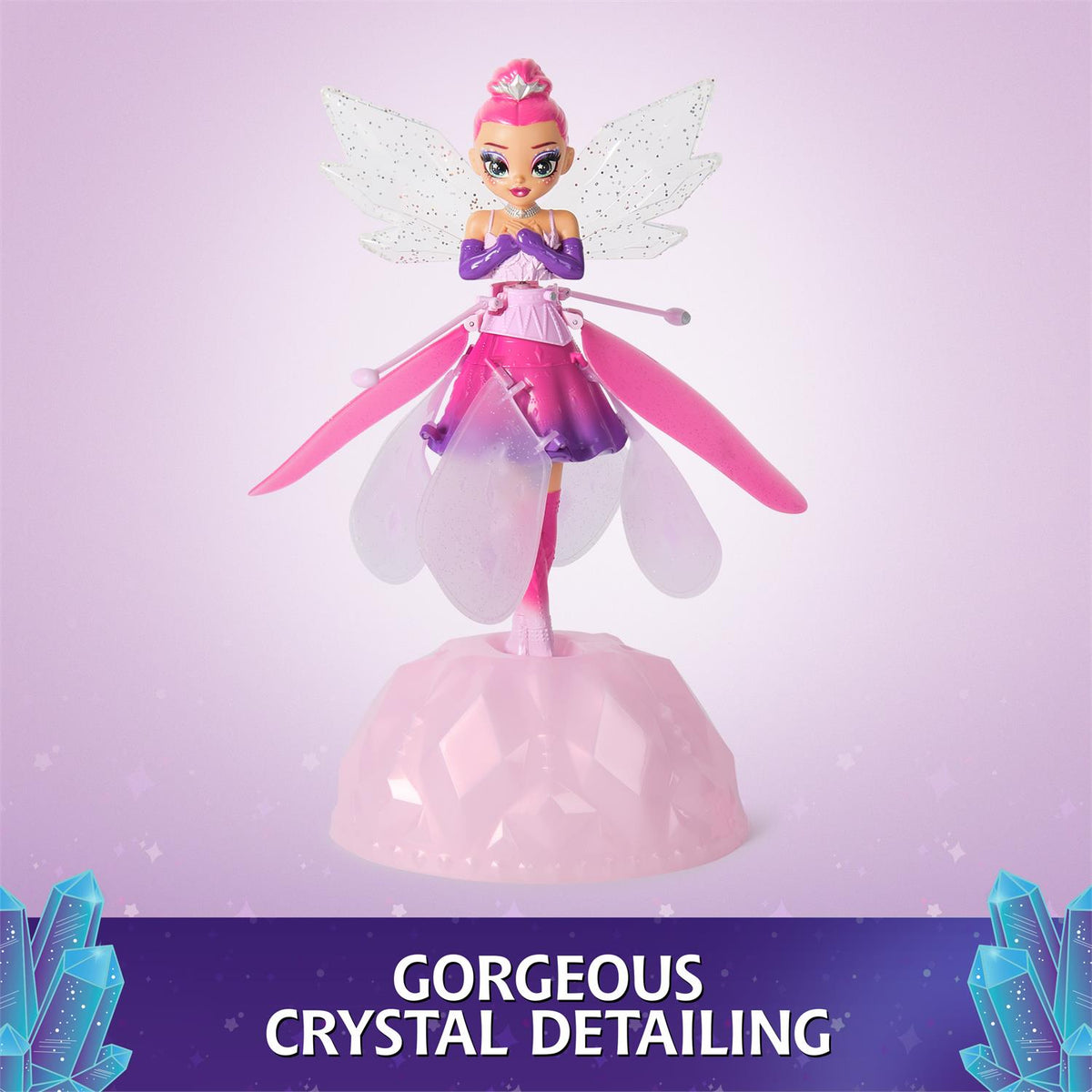 Crystal Flyers Magical Flying Fairy With Crystal Wings – The