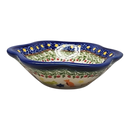 Polish Pottery Ruffled Bowl - Polish Pottery - Gingerbread Delight