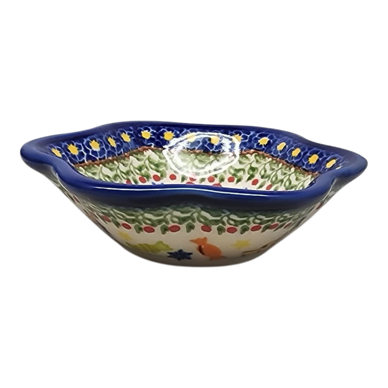 Polish Pottery Ruffled Bowl - Polish Pottery - Gingerbread Delight
