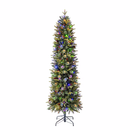 Hayden Pine Slim Christmas Tree with Twinkling Multicolor LED Lights - 7 Foot - Christmas >> Trees and Wreaths - by Holiday L