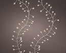 Micro LED Garland Light - 8 function twinkle - 480 - Warm White - Silver String