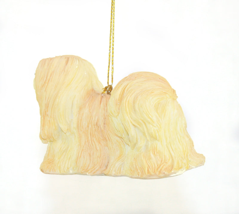 Lhasa Apso Dog Ornament - The Country Christmas Loft