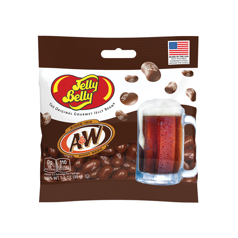 Jelly Belly A &W Rootbeer 3.5 oz Grab & Go Bag