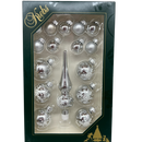 Christmas by Krebs Mini Trimsets with Topper - Silver