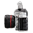 Camera  Glass Ornament