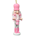 Pink And White Nutcracker Ornament