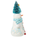 Snowman with Sisal Tree Hat Figurine - Christmas >> Figurines >> Jim Shore - by Jim Shore - view 4