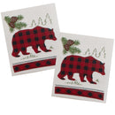 Woodland Wonder: The Bear Swedish Fun Cloths 2 Pack - Kitchen Towels and Cloths - by Kay Dee Design