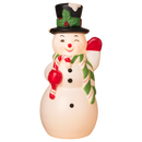 Lighted Blow Mold Snowman - 2 Feet Tall