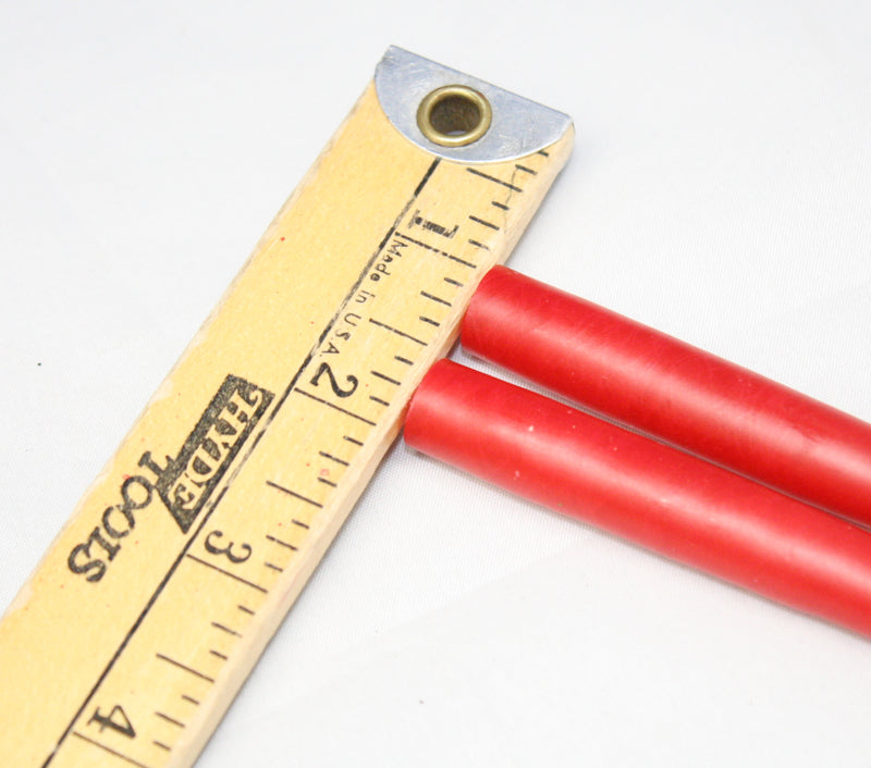 Mole Hollow Half Sized Taper Pair (Sweetheart Red) - 6 Inch