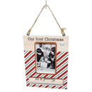 Spinning Frame Ornament - Our First Christmas
