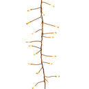 240L Classic White Twinkle Micro LED Cluster Garland (Copper Wire) - 7.8 Feet
