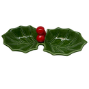 Holly Divided Condiment / Serving Dish - Decor - by Transpac