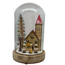 Illuminated Winter Village Domes -
