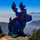 Bruce The Moose - Metallic Rainbow Color