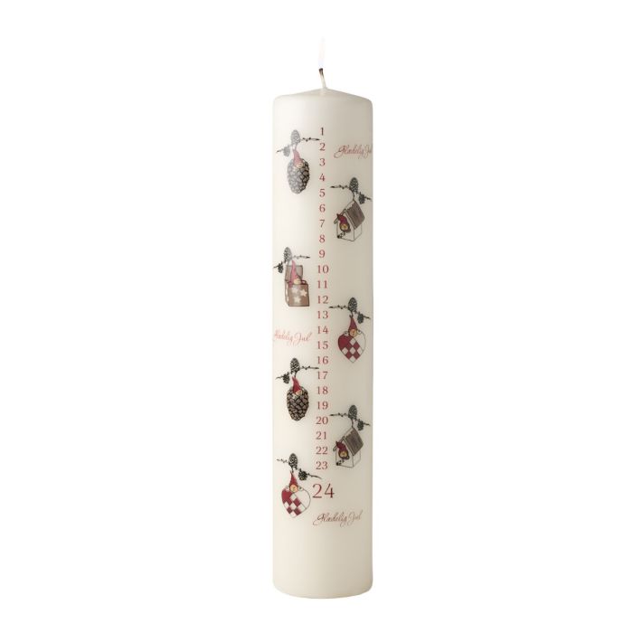 Nisserik Klarborg Advent Candle - Color Ivory