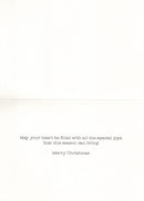 Warm and Cozy Snowman Country Christmas Card