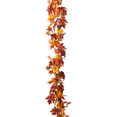 Lighted Harvest Leaf & Berry Garland - 72 Inches - Home & Living >> Decor - by Gerson
