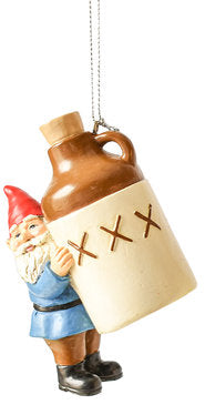 Drinking Gnome Ornament - Blue - The Country Christmas Loft