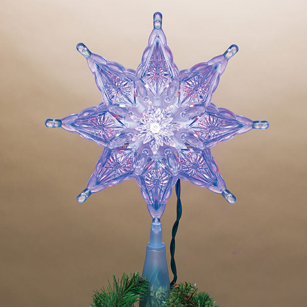 10 UL Lighted Color Change Jewel Tree Topper - The Country Christmas Loft