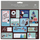 Foil Gift Tags – Modern Festive Collection (24-Count Red Foil)