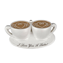 I Love You A Latte! Ornament For Personalization