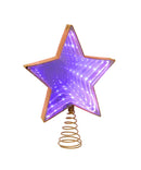 Multicolor Infinity Effect Star Treetop - Christmas >> Tree Toppers - by Kurt Adler
