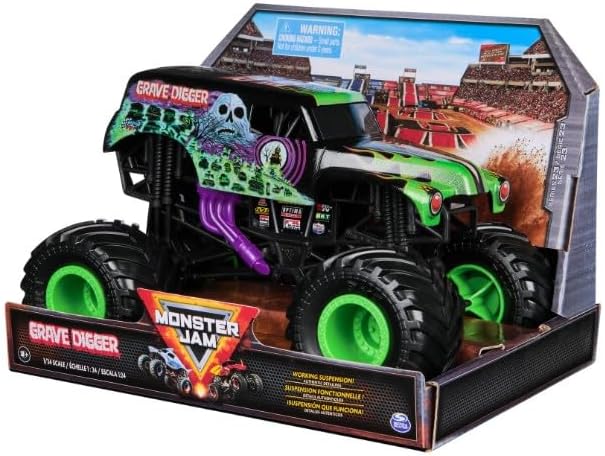Monster Jam 1:24 Scale Monster Truck - Grave Digger
