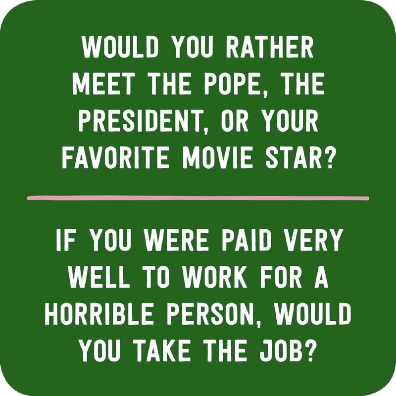 Life of the Party Cocktail Coasters: 60 Conversation Starters to Amaze, Amuse, and Entertain