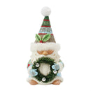Holiday Gnome with Wreath Figurine
