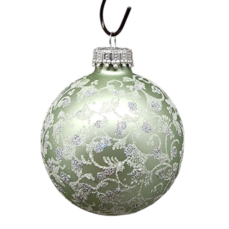 Krebs Value Glass Ornament 4 pack - Serene Green