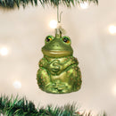 Sitting Frog Ornament - Christmas >> Ornaments >> Animals - by Old World Christmas - view 3
