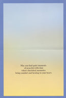 Peaceful Reflection - Sympathy Card - Gift Shoppe >> Greeting Cards >> Sympathy - by Leanin Tree - view 2